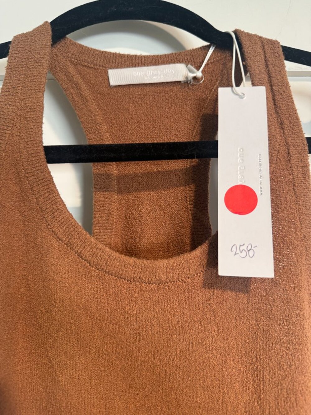 One Gray Day “Ikaria” dress in a rich burnt orange - Picture 3 of 4